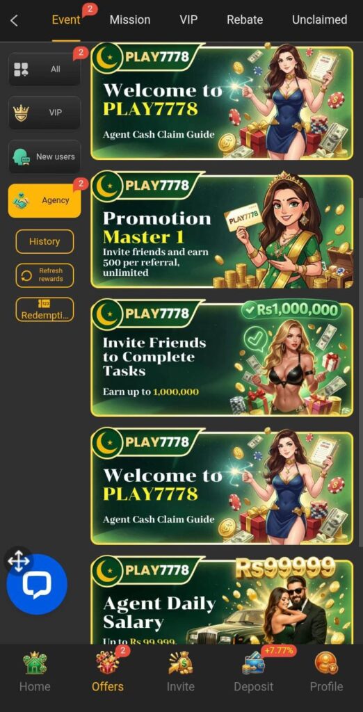 Play7778 Game